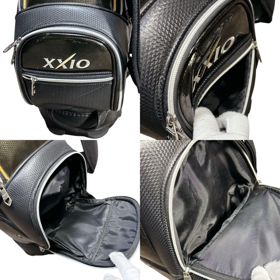ゼクシオ XXIO キャディバッグ 黒金 カート式 軽量 高級感