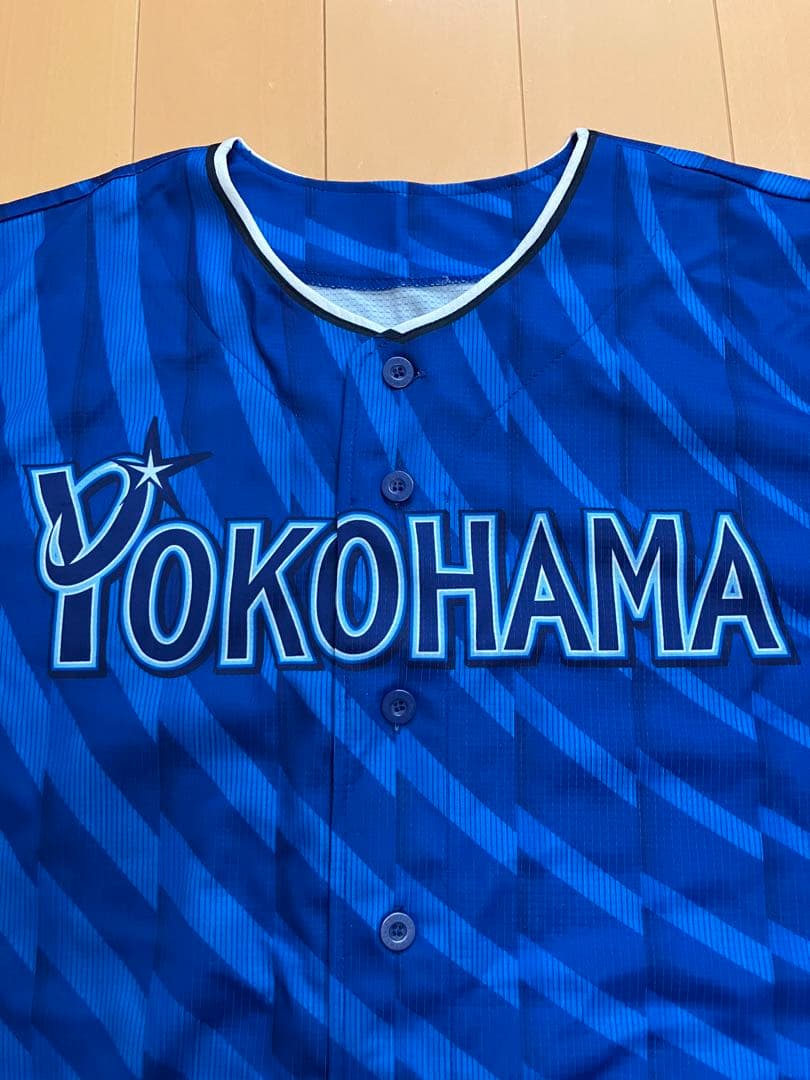 横浜denaベイスターズ　ハイクオリティー　ユニフォーム　背番号無し　無地　L