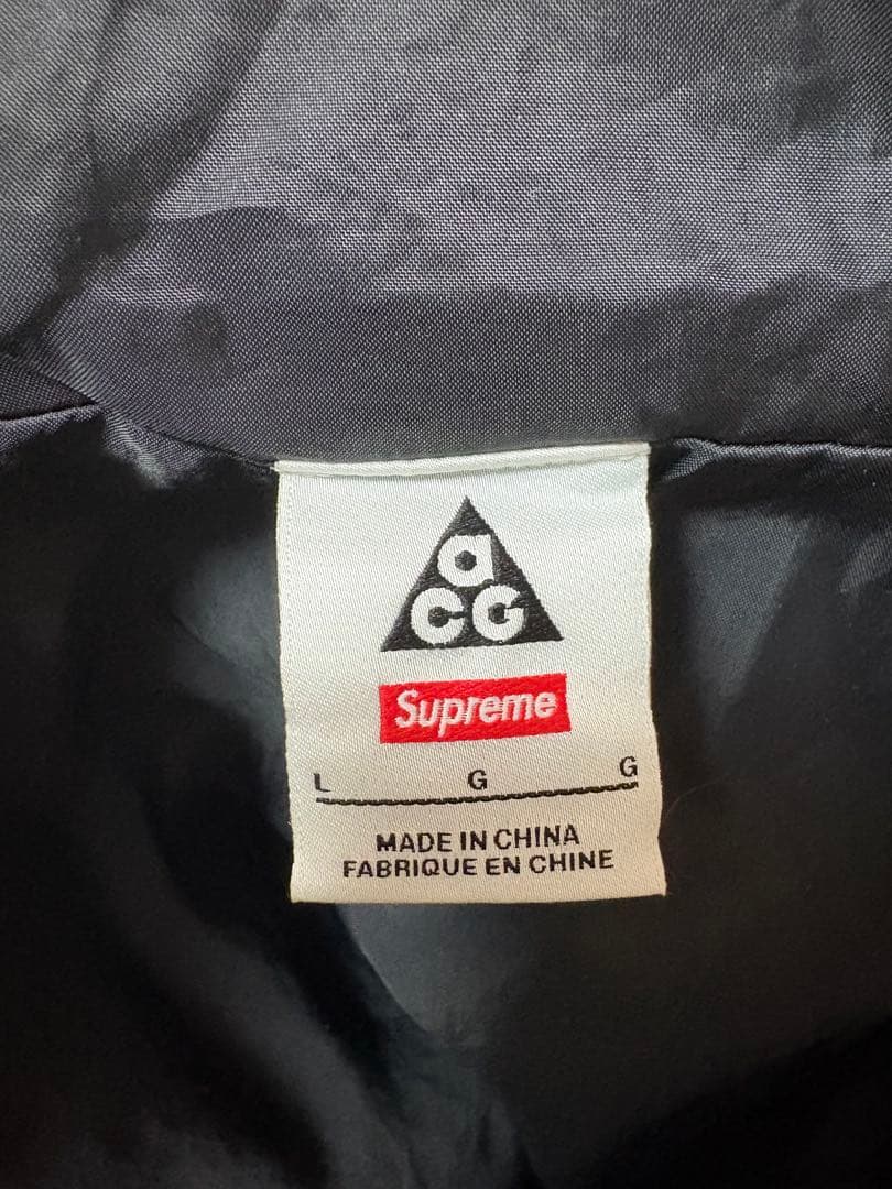 Supreme NIKE ACG フード付きジャケット L