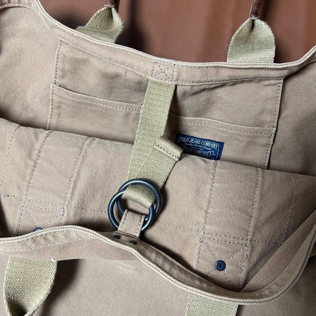 Polo Jeans Company アメリカ国旗トートバッグ　ヴィンテージ