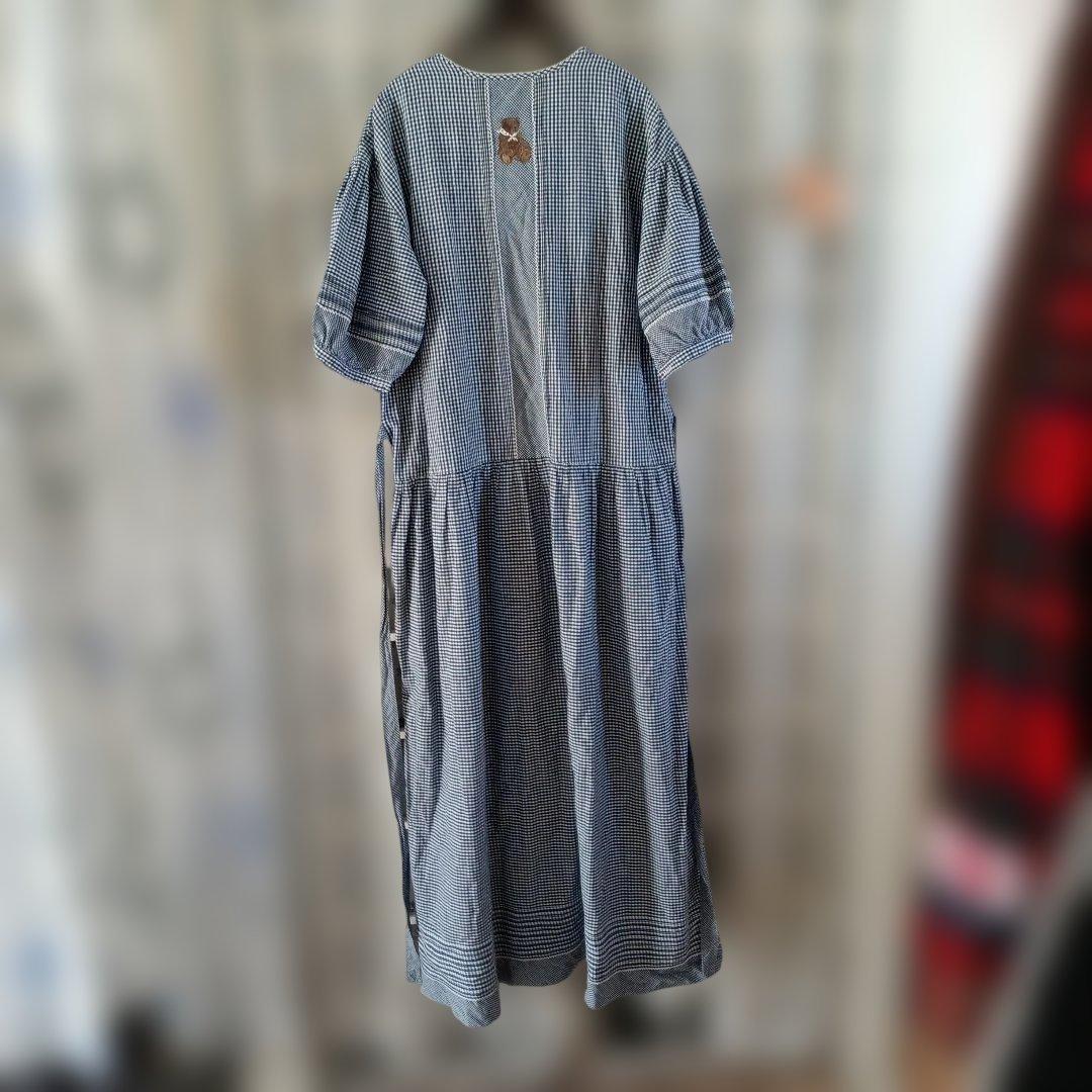♡ピンクハウス♡ギンガムチェック前開半袖ワンピース