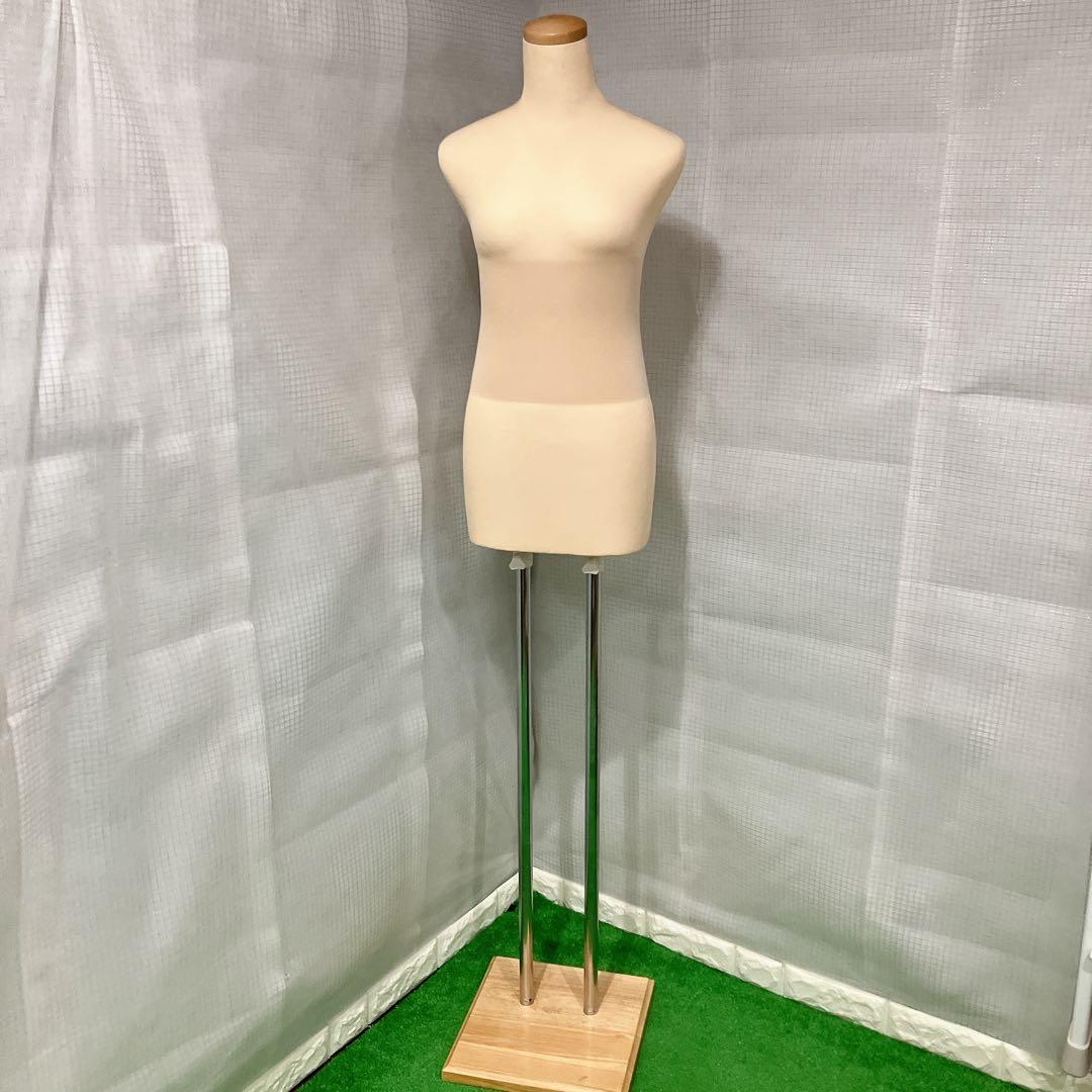 美品 エコボディ SUN トルソー 木製台 和装 着付け マネキン 調整可能