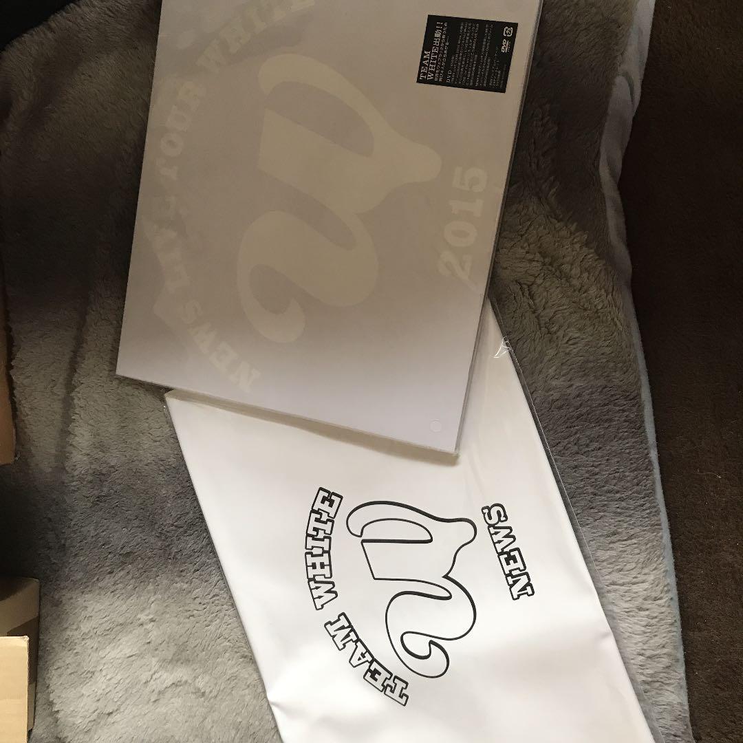 新品未使用初回購入特典付きNEWS LIVE TOUR 2015 WHITE