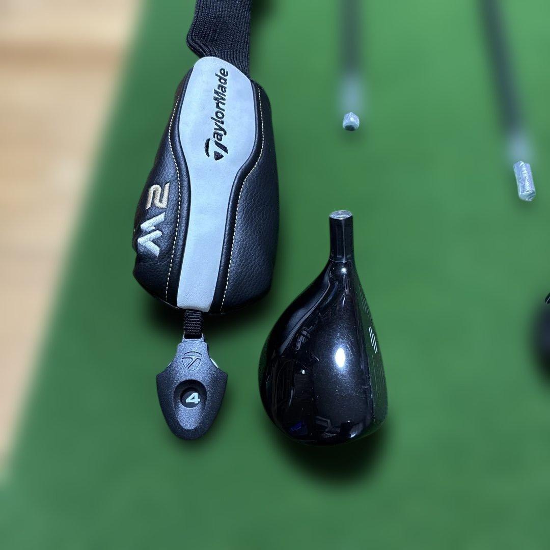 TaylorMade M2 5W、4U 純正シャフト＋ヘッド+カバー