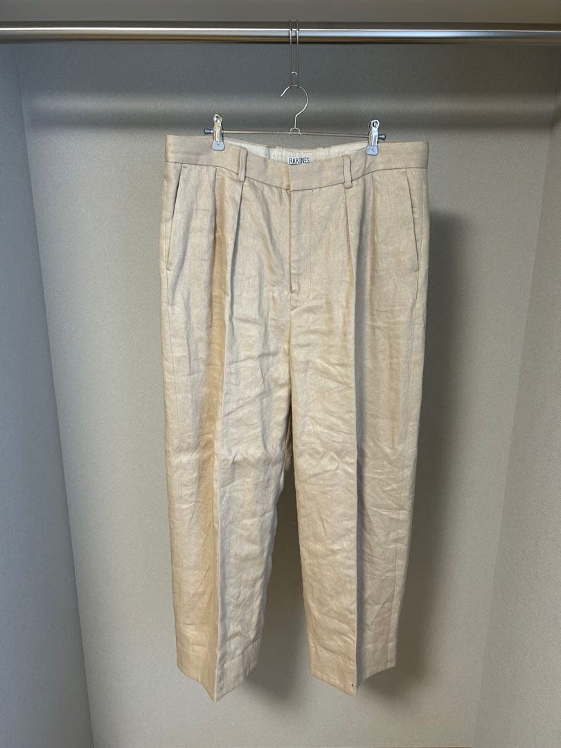 RAKINES 22ss LINEN CHINO セットアップ