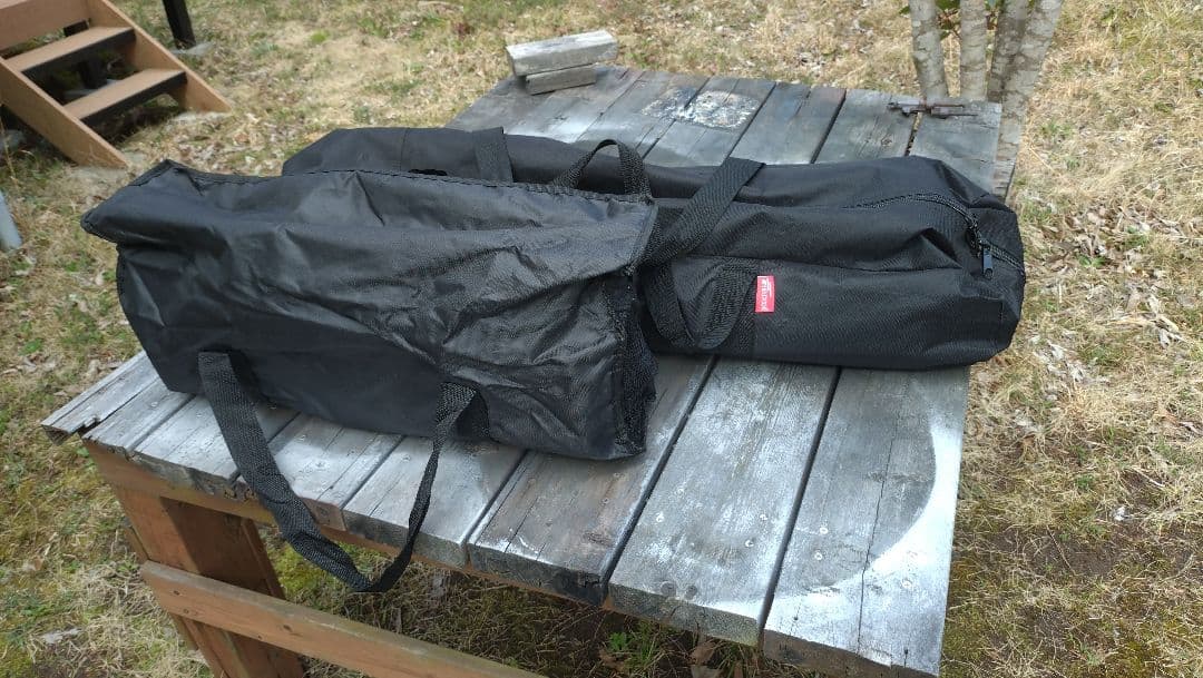 新品ツーバーナーコンロ＋キッチンテーブル　ウッドロール式