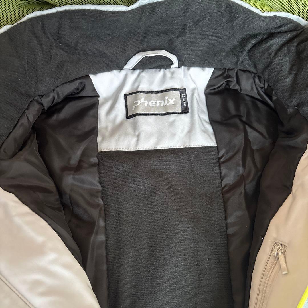 phenix スキーウェア グレー/イエロー
