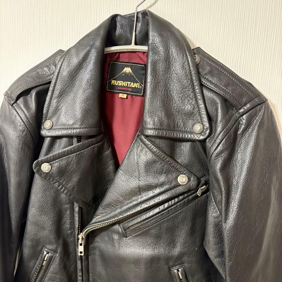 クシタニ KUSHITANI M レザージャケット　ライダース　ダブル 日本製