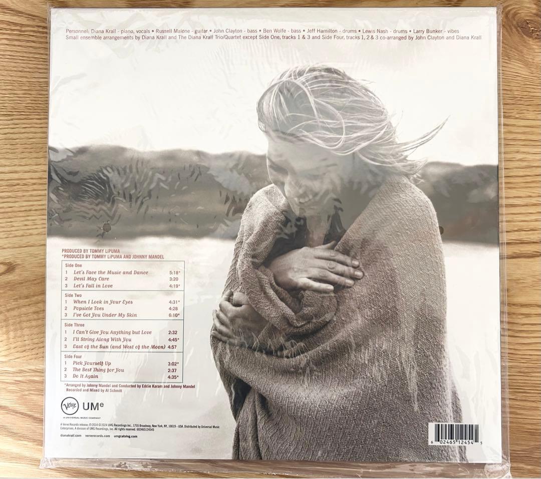 レコード　ダイアナクラール　when I look in your eyesLP