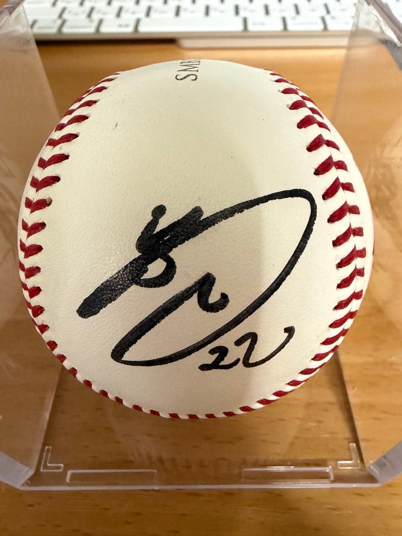 【直筆サイン】2018年日本シリーズボール　柳田•今宮•松田•西田選手