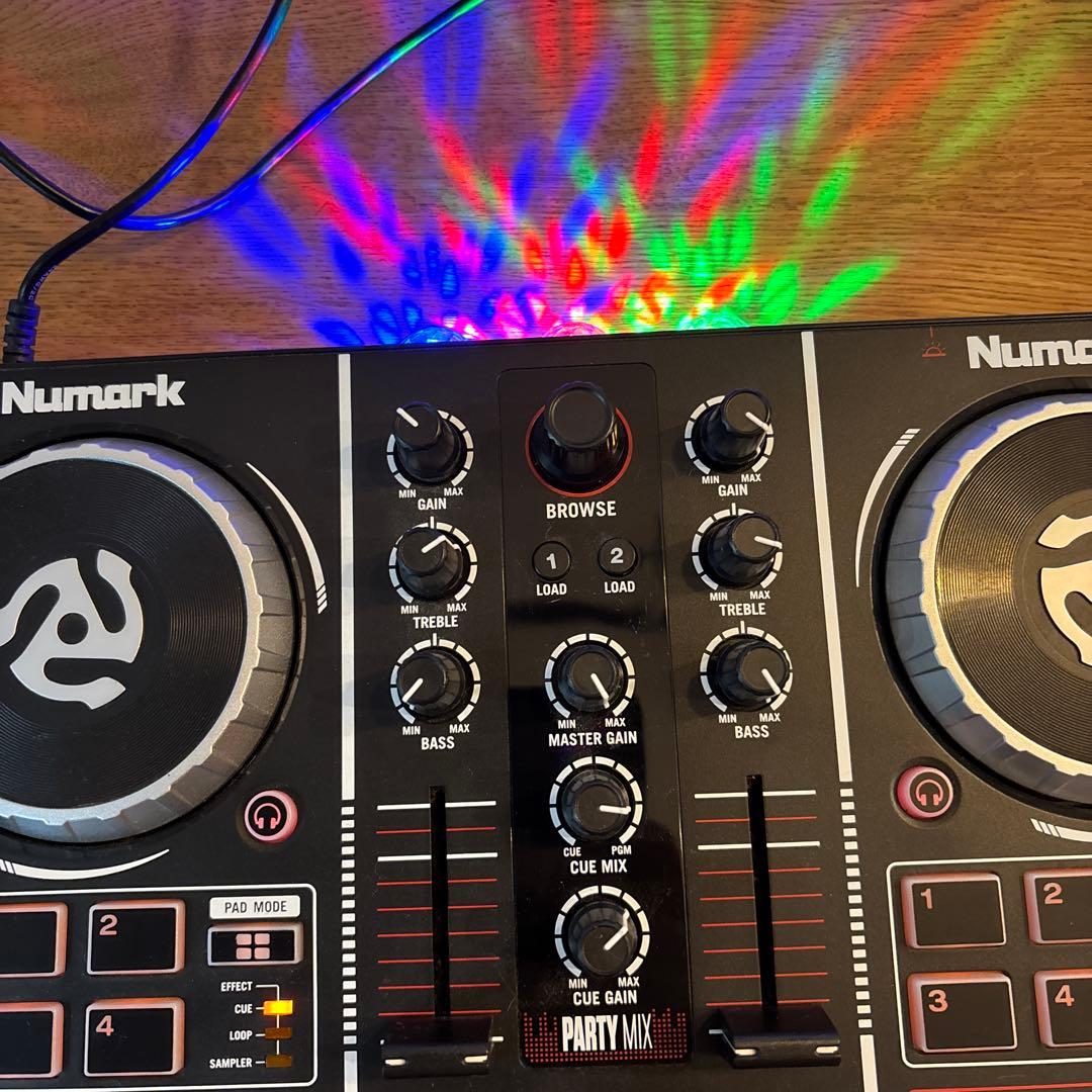 ジャンク品 numark party mix 通電確認OK
