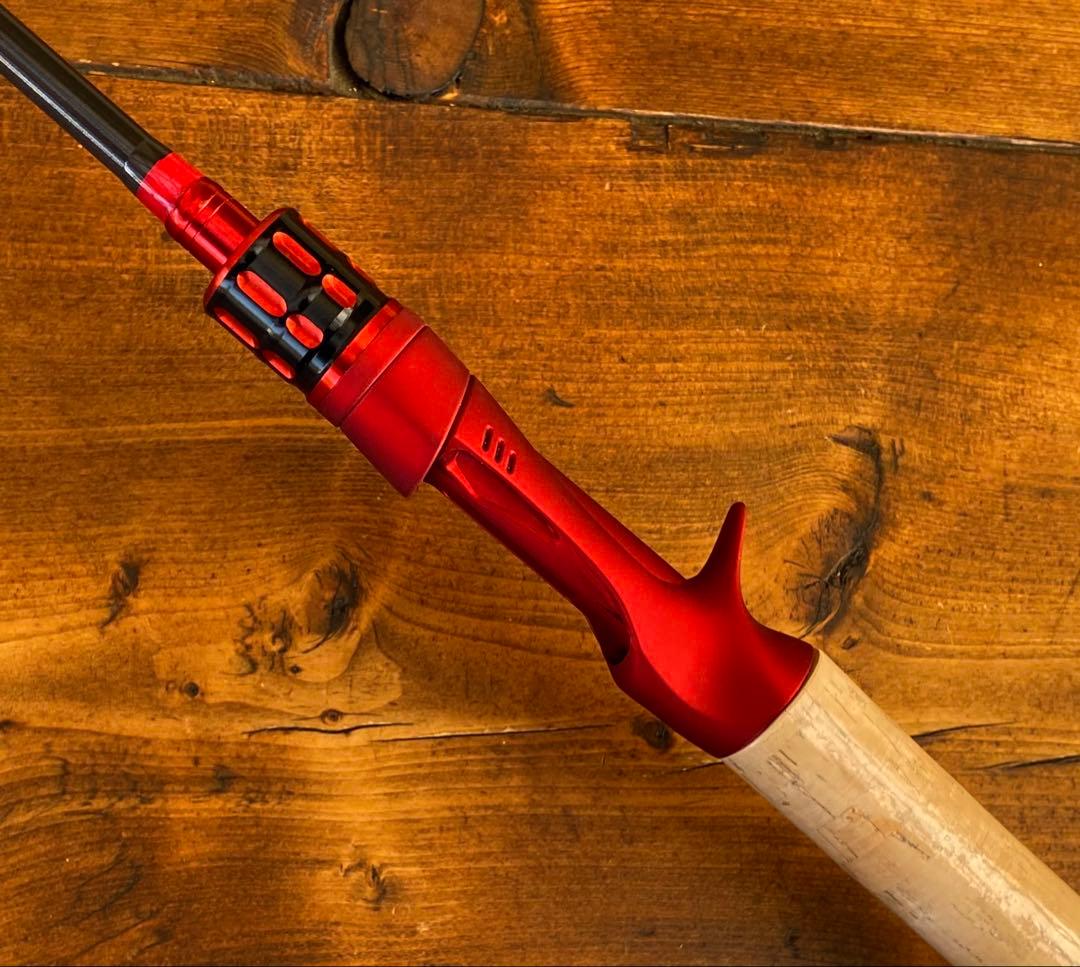 2ピースロッド　6ft 1.8M バス釣り　ベイトロッド　カーボンロッド 新品