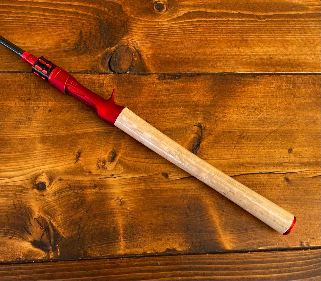 2ピースロッド　6ft 1.8M バス釣り　ベイトロッド　カーボンロッド 新品