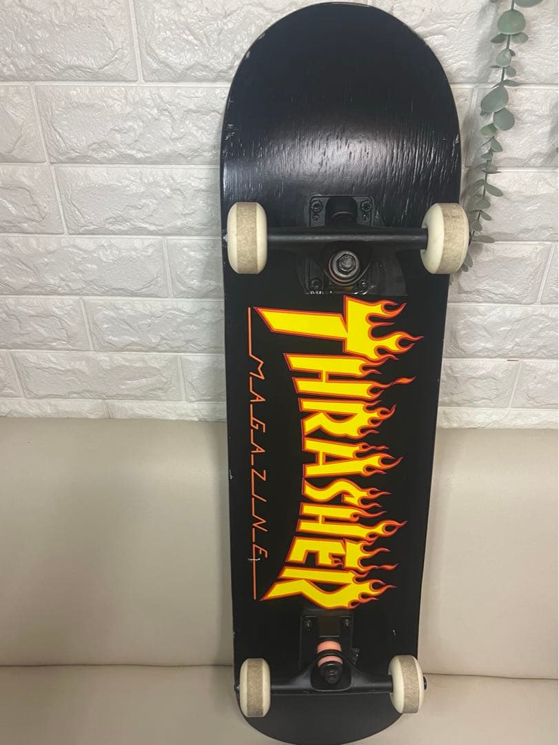 スケボーMUSULON 木速龍 THRASHER MAGAZINE 中古美品