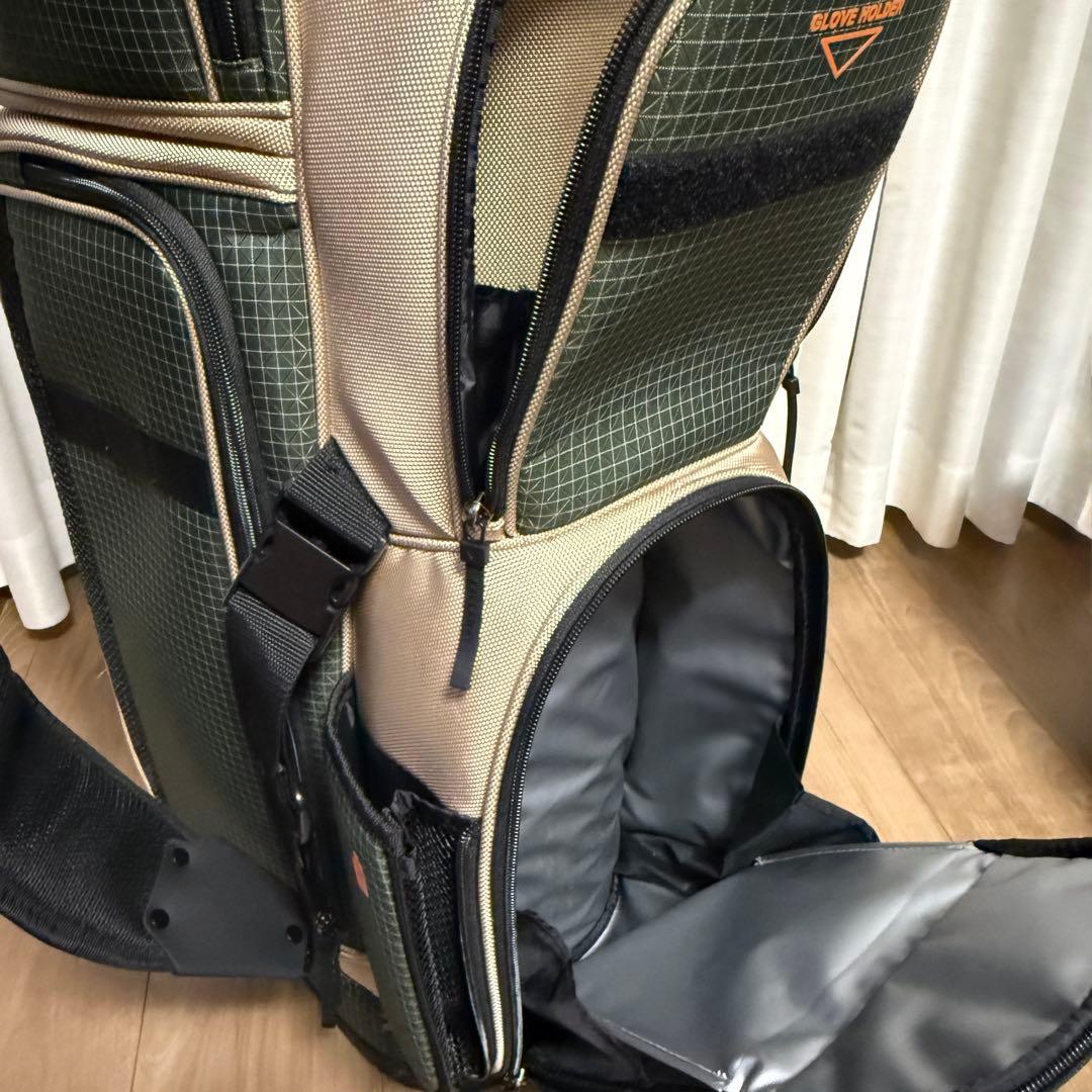 【中古】キャロウェイ　キャディバッグ・トートバッグ　カーキ　２点セット