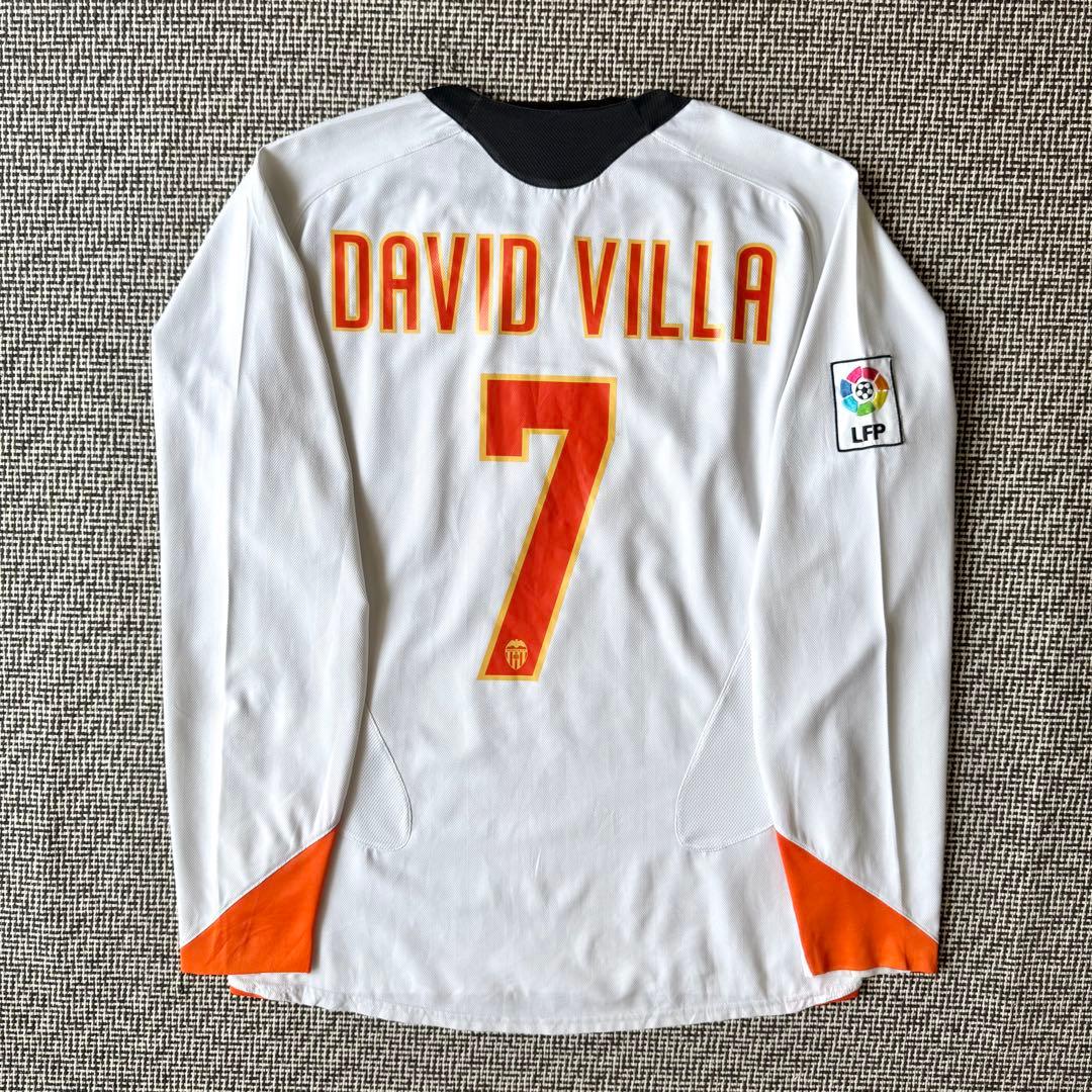 【ロングスリーブ仕様】ダビド・ビジャ ＃７ バレンシア ０５／０６（H）