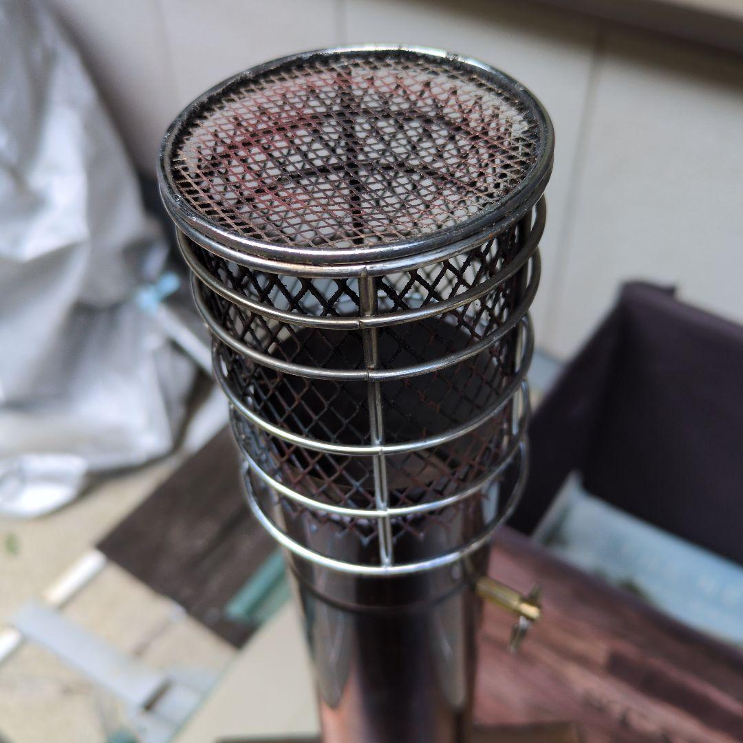 耐熱ガラス窓付きミニ薪ストーブ