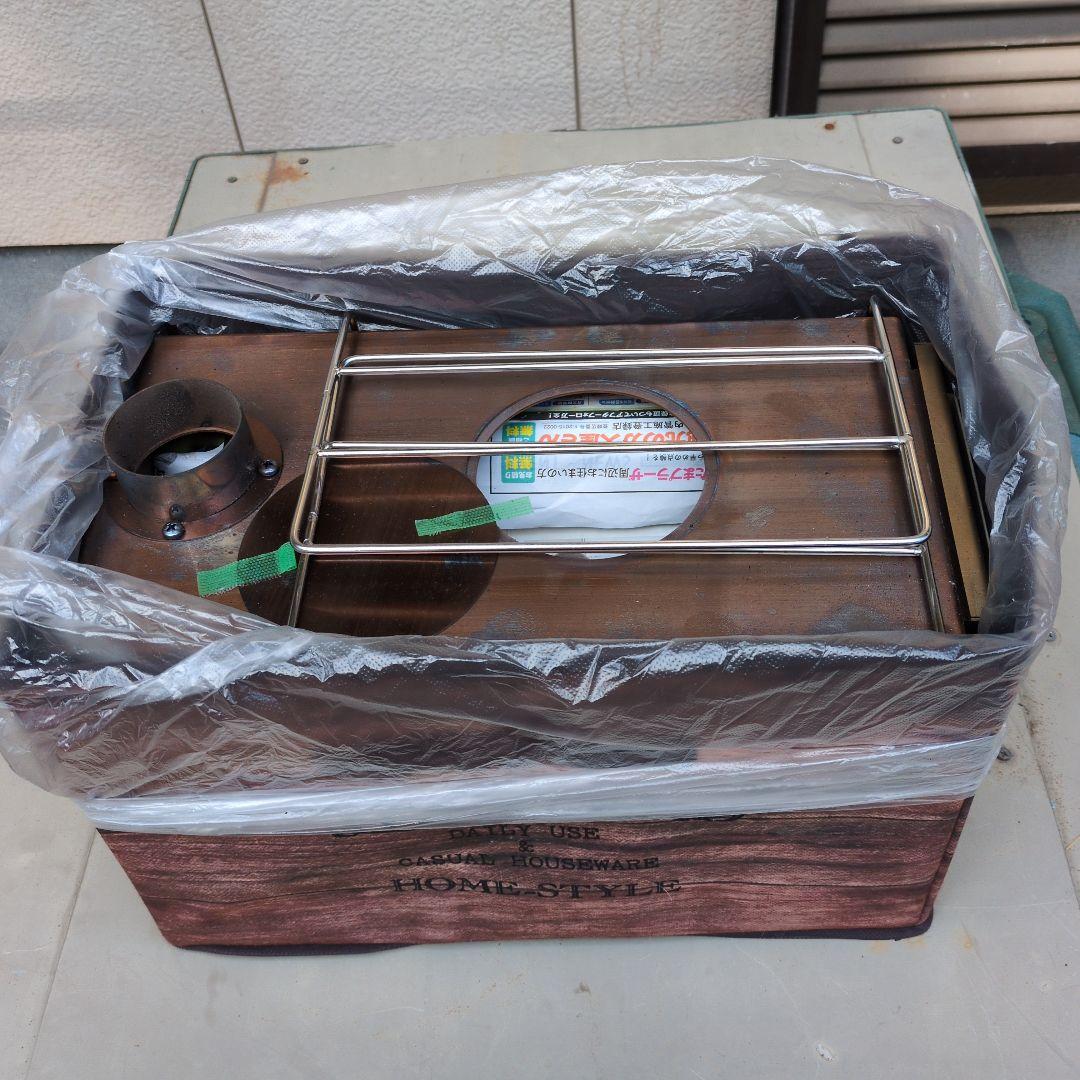 耐熱ガラス窓付きミニ薪ストーブ