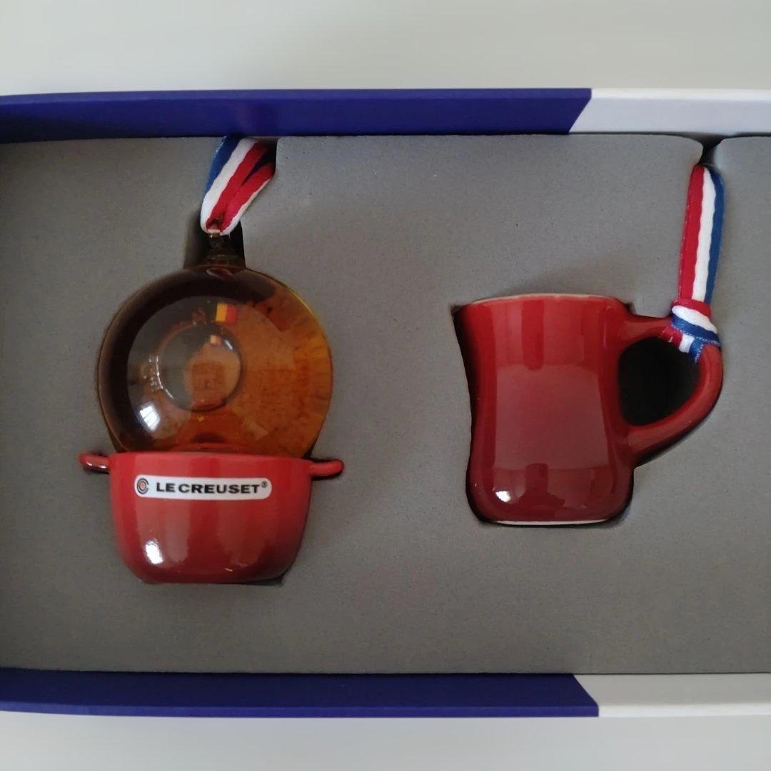 ル・クルーゼ ミニチュア オーナメント コレクション 4個入り　2セット