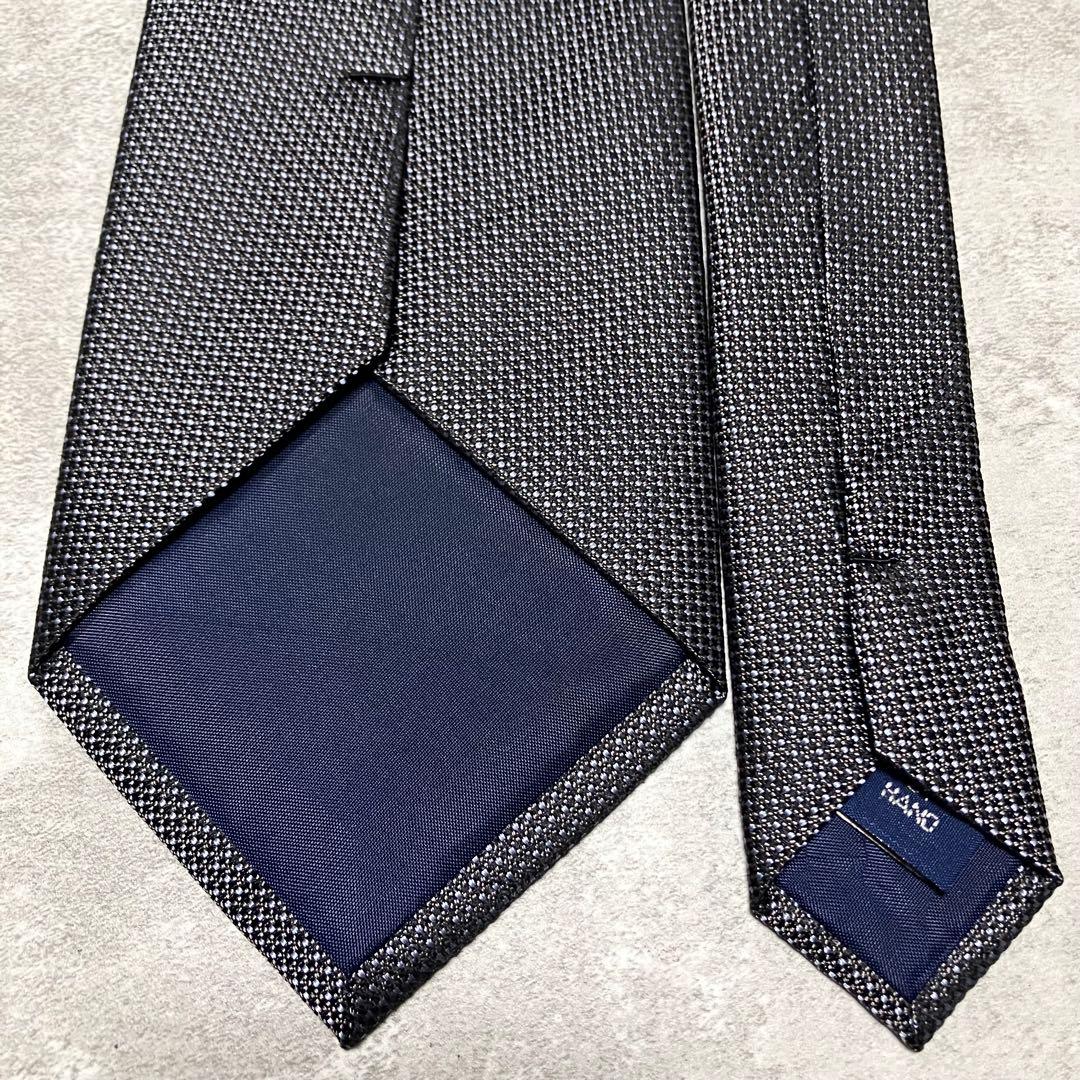 極美品　ポロバイラルフローレン　ネクタイ　光沢感　ソリッド　無地　米国製　シルク