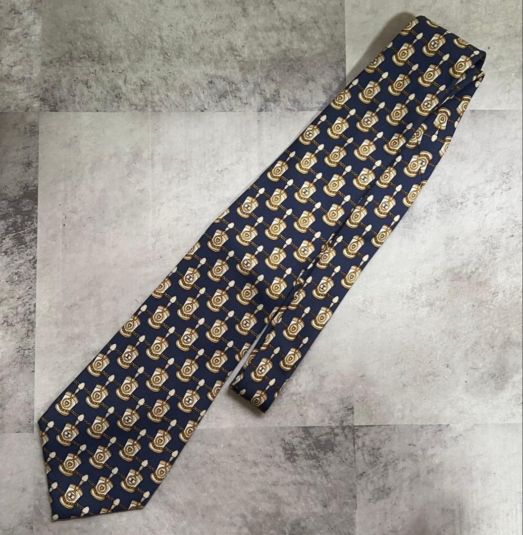 CHANEL ネクタイ ハット 総柄