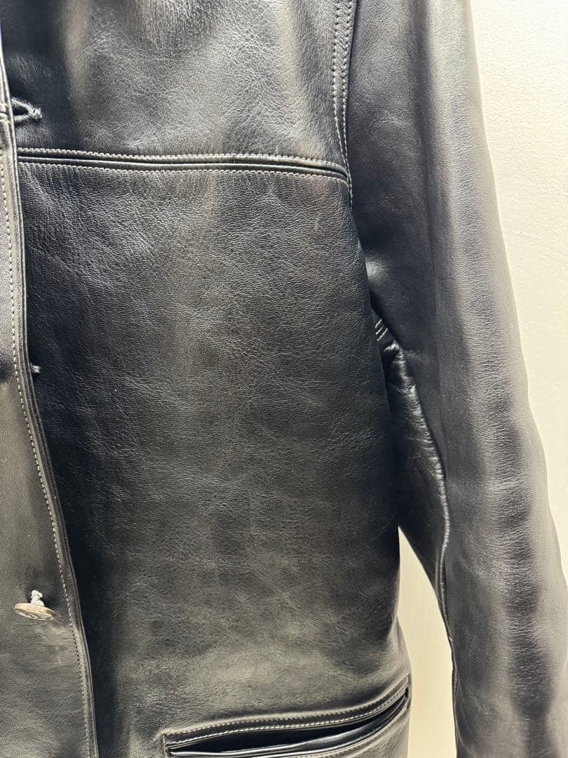 鉄*w様 ジョーマッコイ ホースハイド レザーカーコート サイズ42