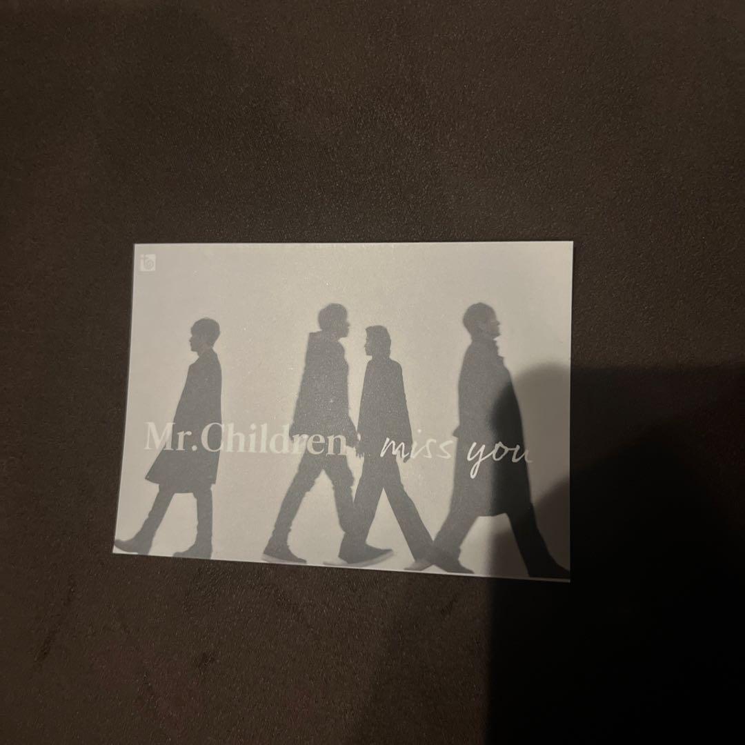 Mr.Children miss you 未開封品　特典ステッカー付き