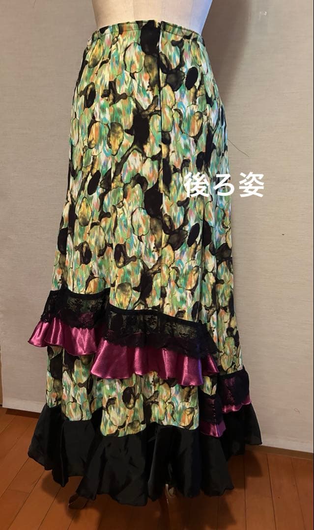 ハンドメイド中古美品＊フラメンコファルダ