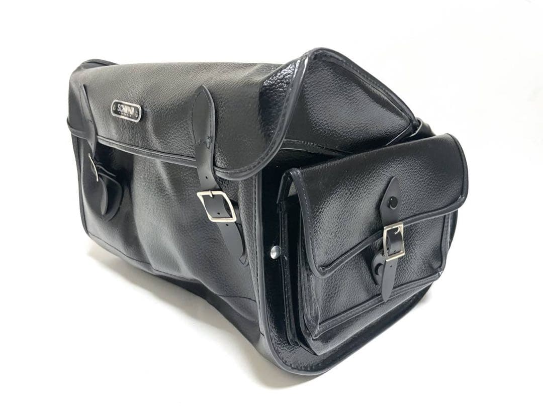 ★稀少 新古品 SCHWINN ラージデラックス ツーリングバッグ サドルバッグ