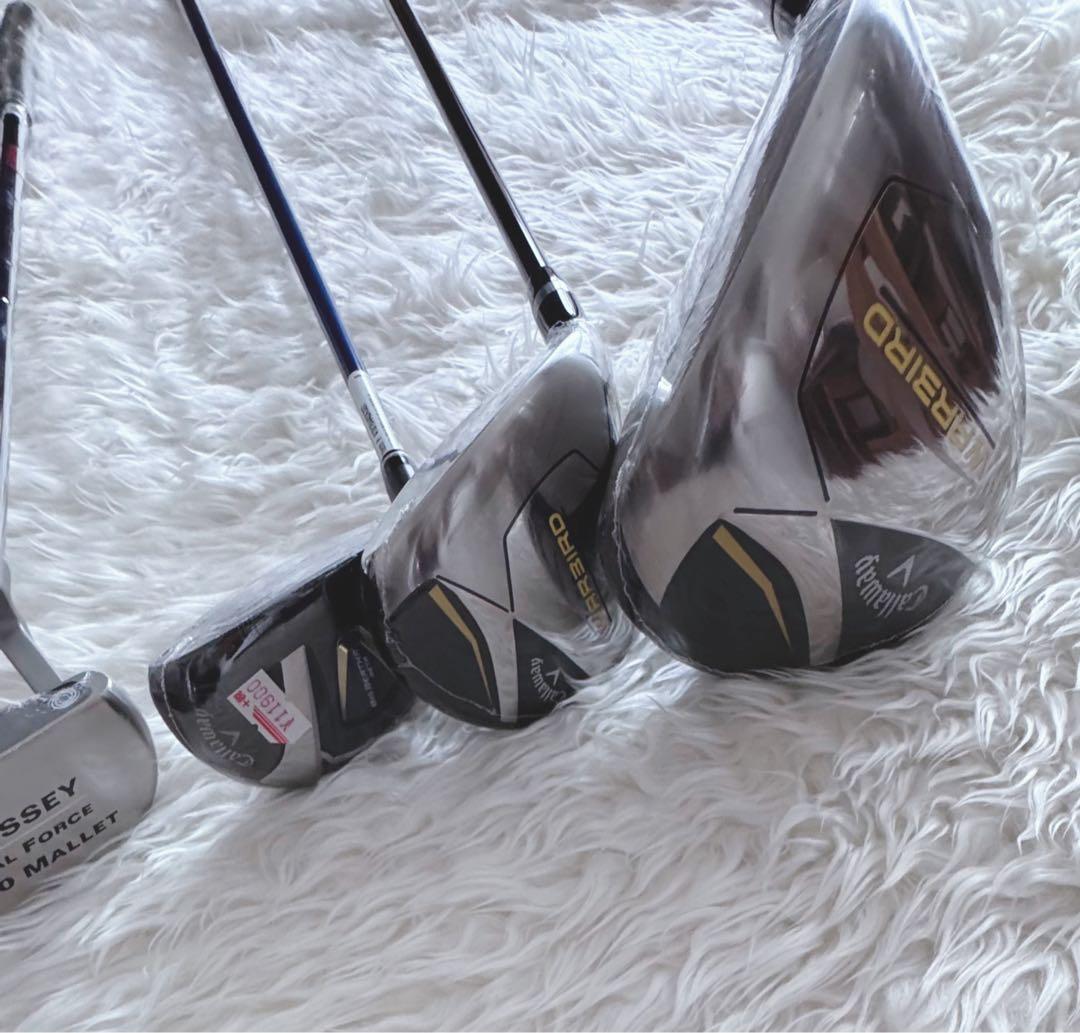 新品未使用キャディバッグ付きCallaway warbird ゴルフクラブセット