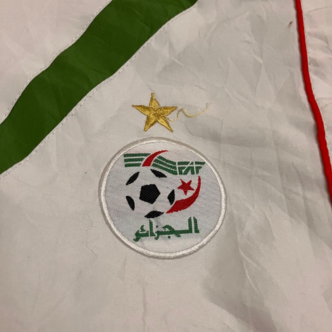 PUMA アルジェリア代表 トラックジャケット L相当 白グリーン ヴィンテージ