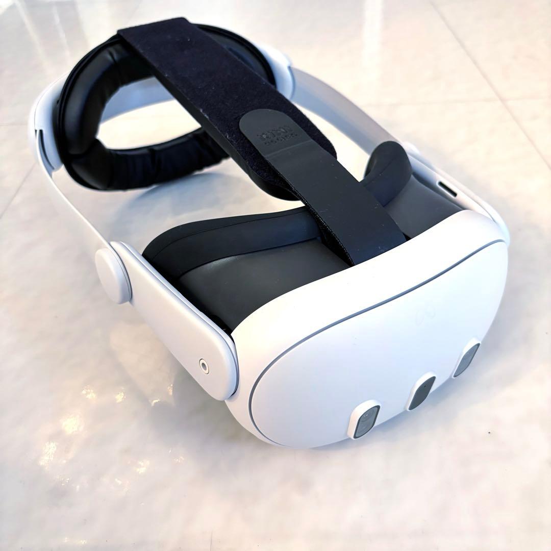 メタクエスト3、512GB、ヘッドストラップ、ゴム製カバー付き