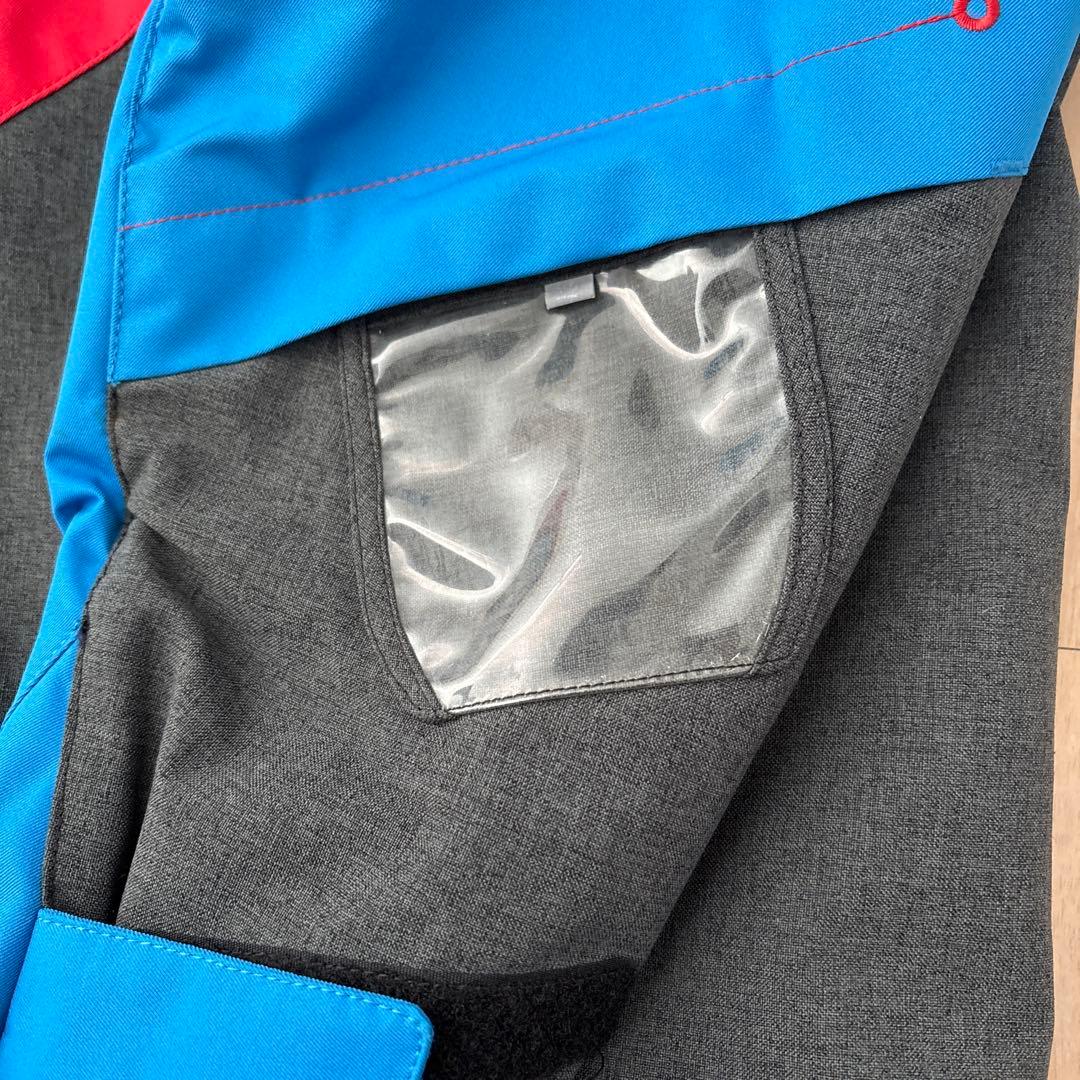 デサント　子ども用スキーウェア（赤/青/黒）160センチ