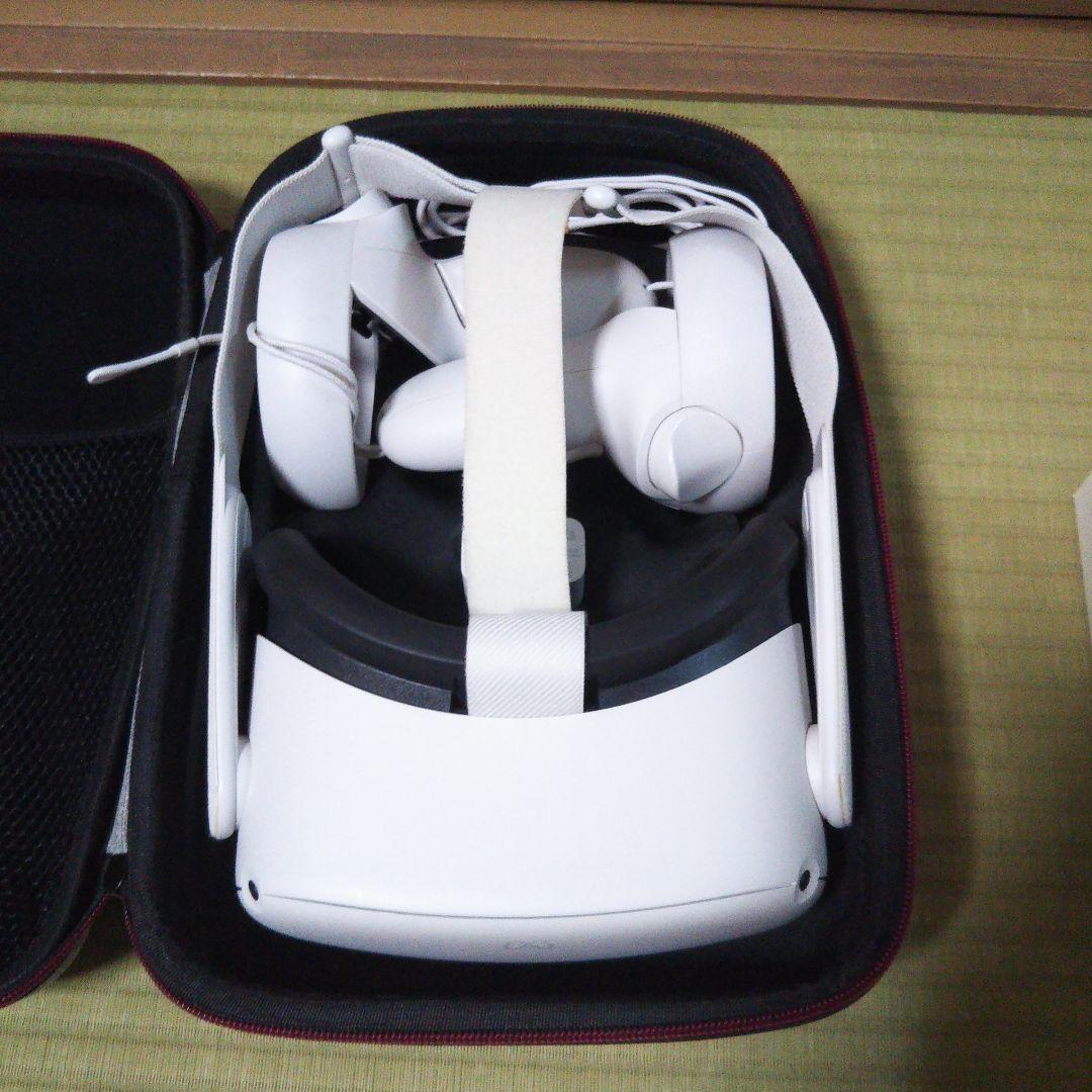 美品  Quest 2 128GB ストラップ ケース付 メタクエスト