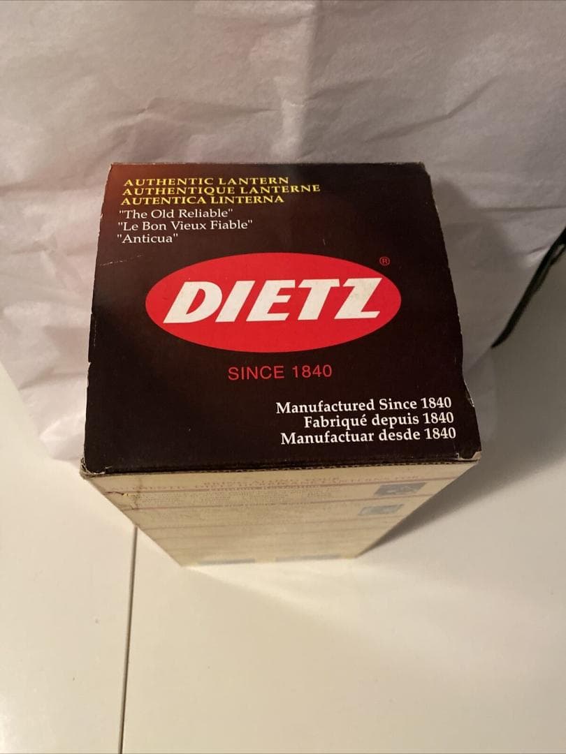 【新品】Dietz #76 オリジナル オイルランタン ブラック ゴールド