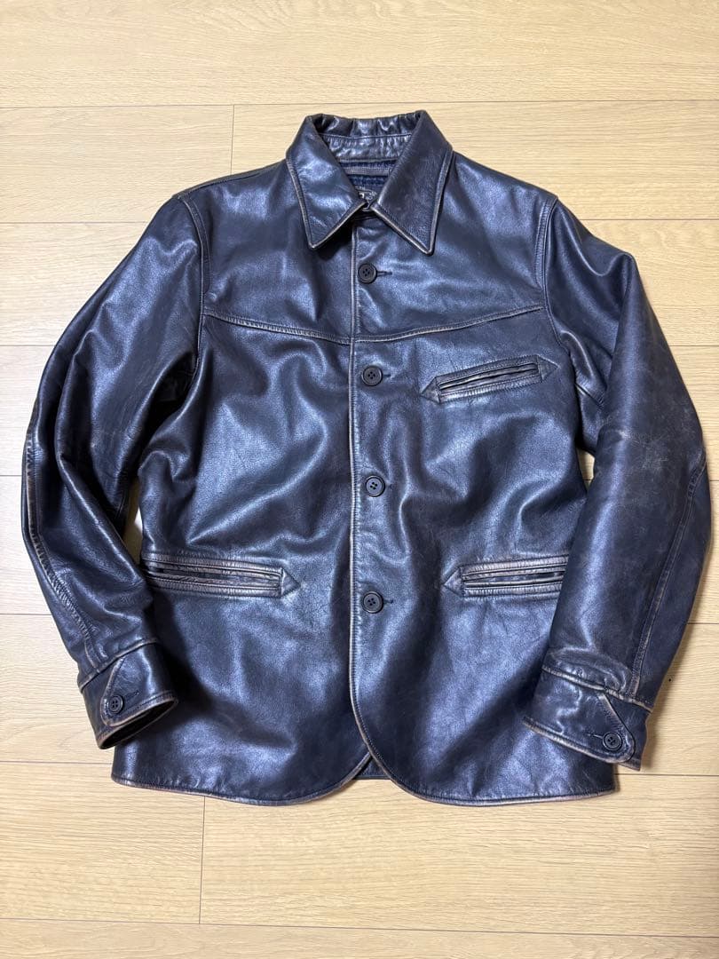【早い者勝ちセール（3月1日まで）】RRL レザー　カーコート　タブルアールエル