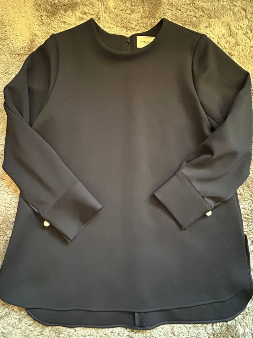 UNITED ARROWS SPONGY パールモチーフ ブラウス