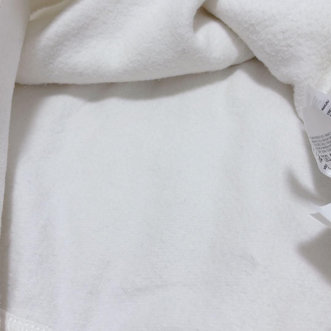 現行QRタグ　ポロラルフローレン　ポニー刺繍ロゴ ホワイトパーカー　L