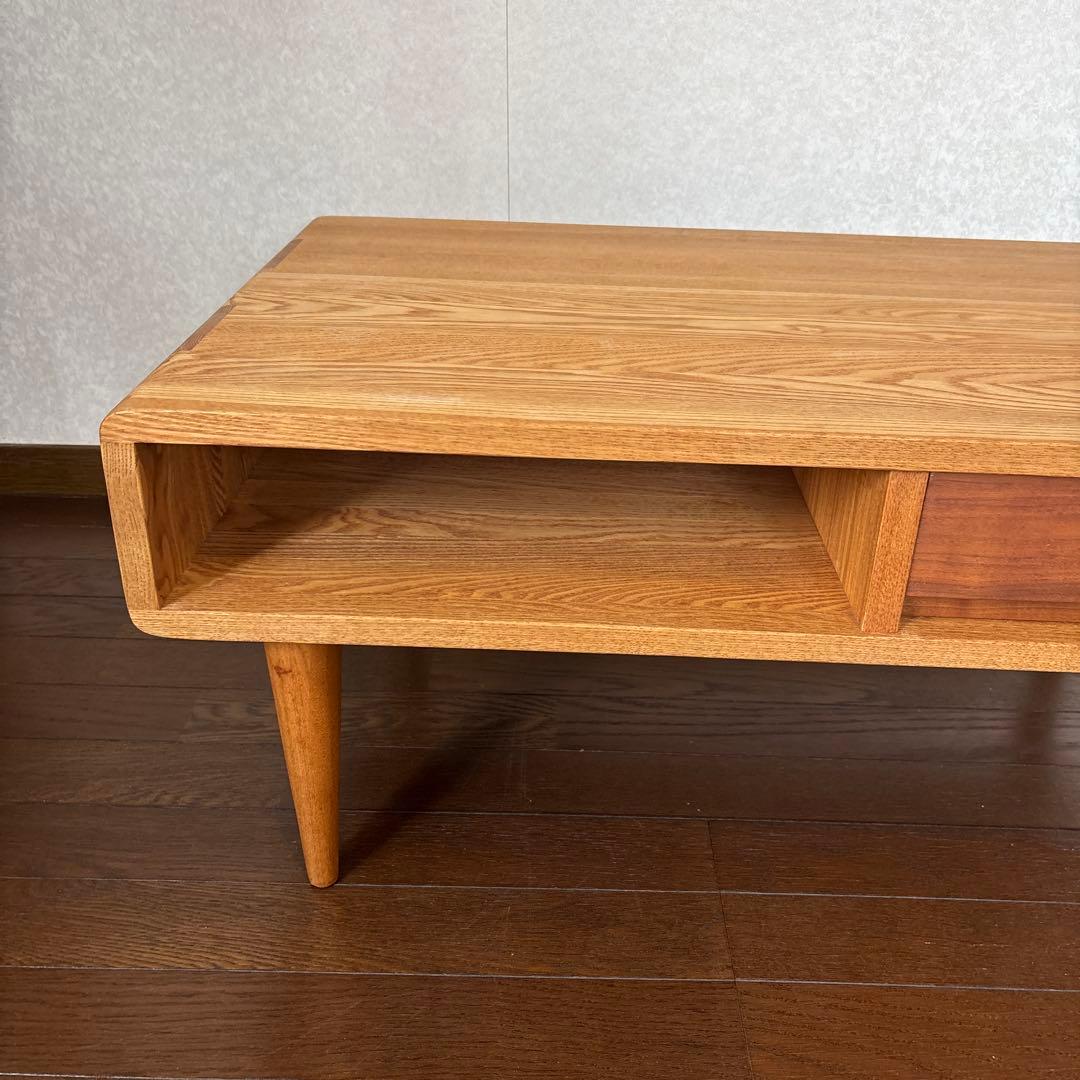 【良品】ACTUS RELIEF リビングテーブル ローテーブル