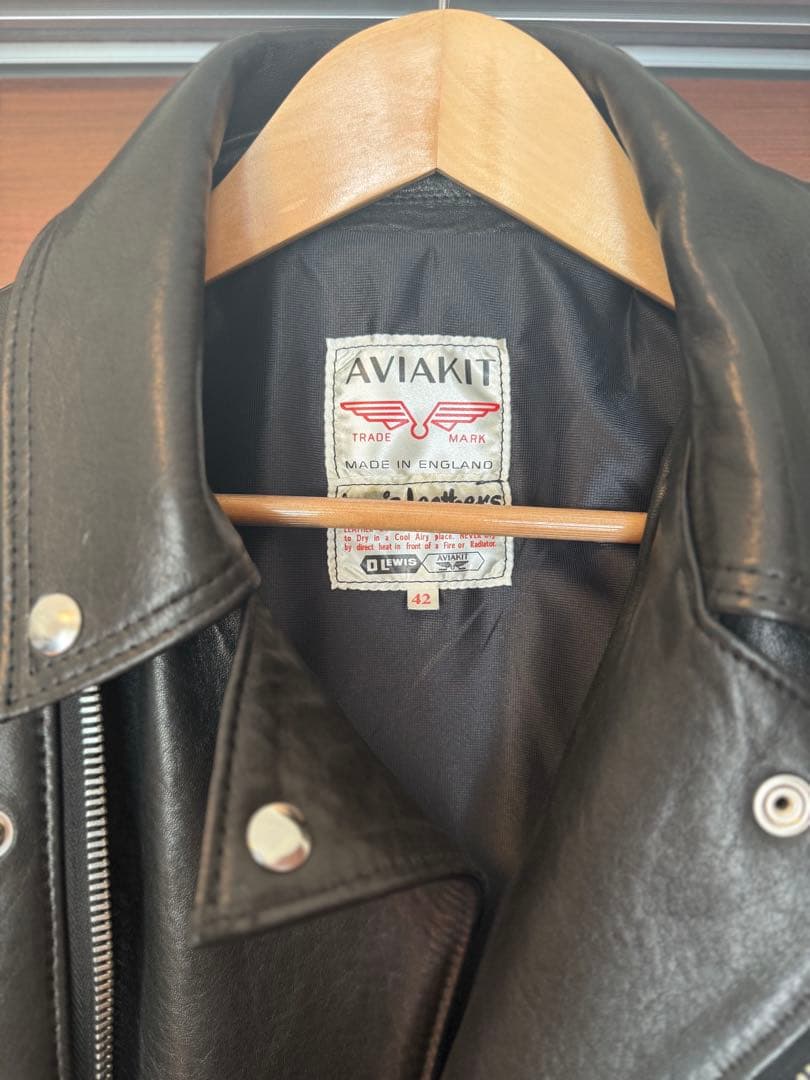 ルイスレザー　サイクロン　サイズ42 値交渉対応可