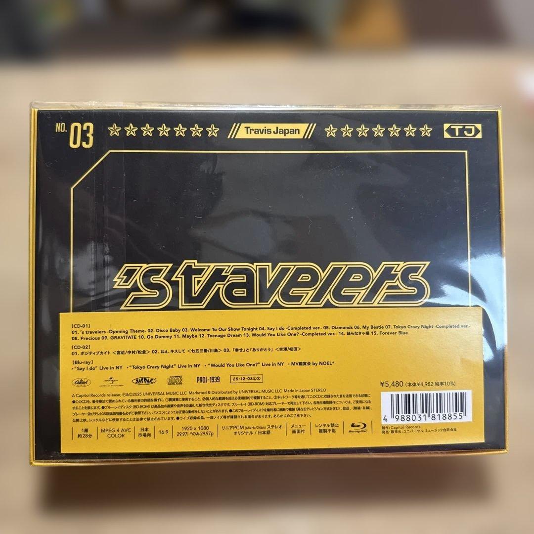 TravisJapan FC限定盤 新品未開封 CD+Blu-ray盤