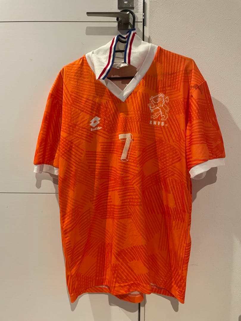 希少 Lotto ロット サッカー オランダ代表 90年代 ユニフォーム 7番