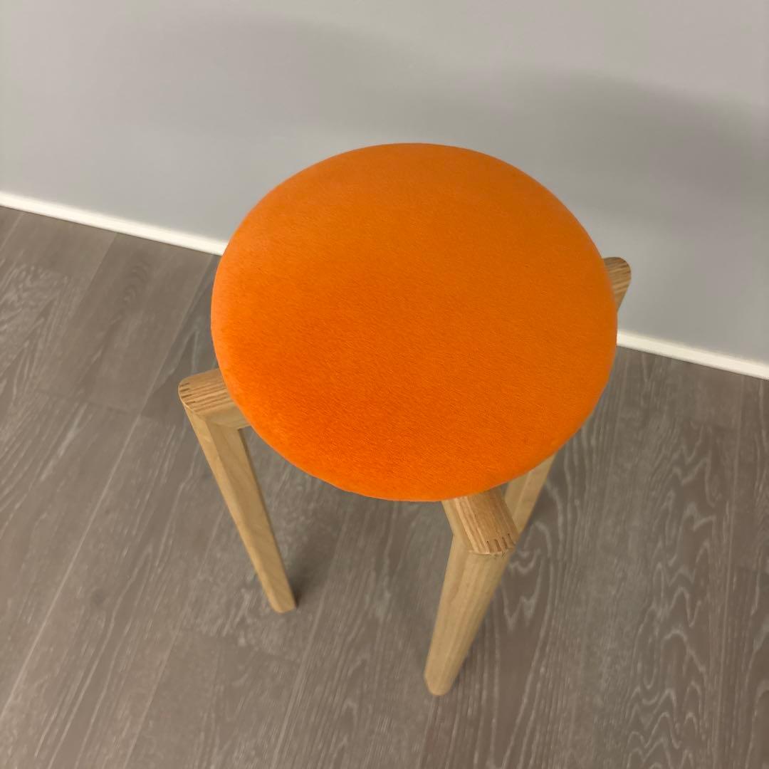 匠工芸　マッシュルーム スツール　M オレンジ