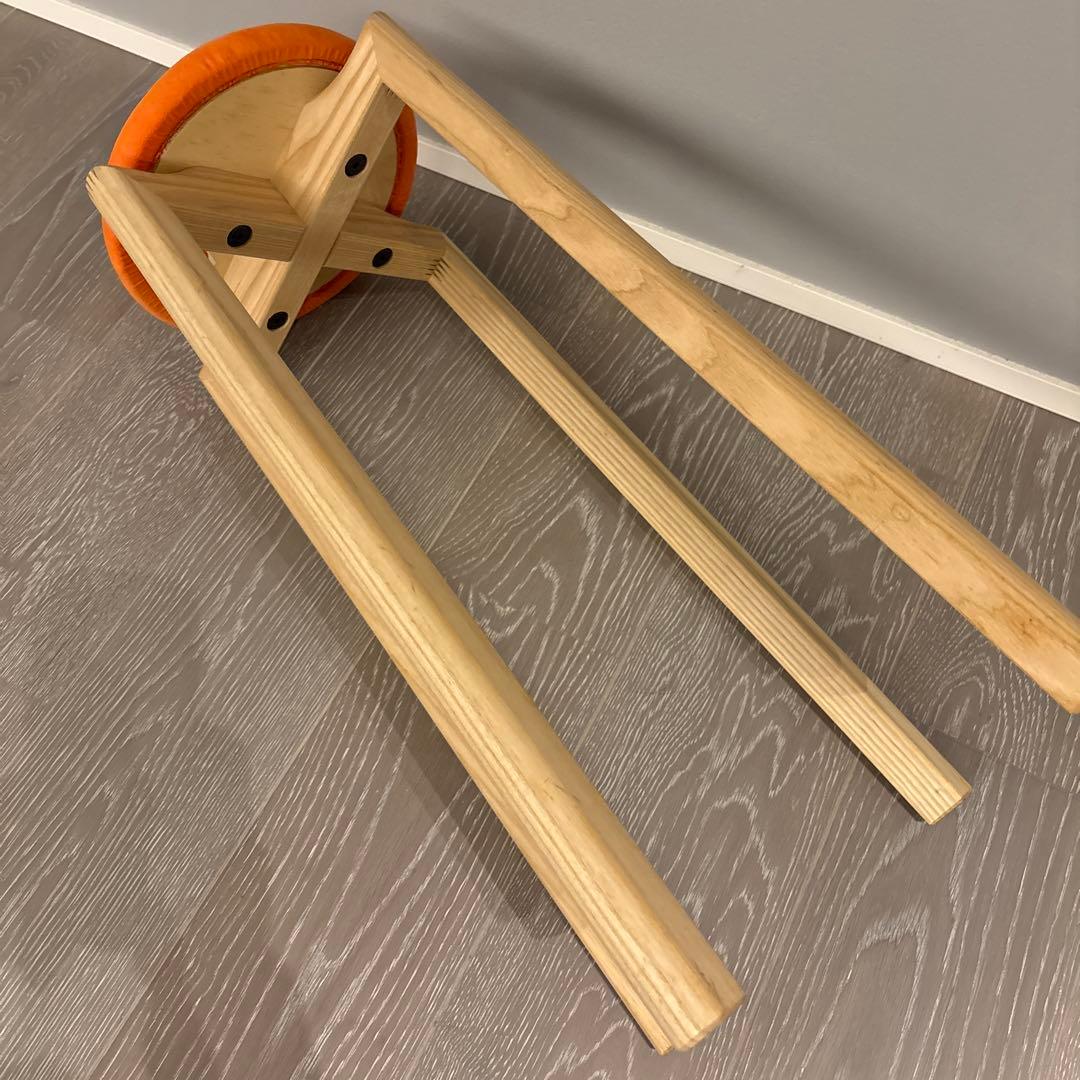 匠工芸　マッシュルーム スツール　M オレンジ