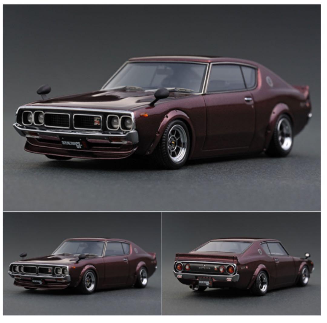 イグニッションモデル　1/43 スカイライン　GT-R KPGC110 パープル