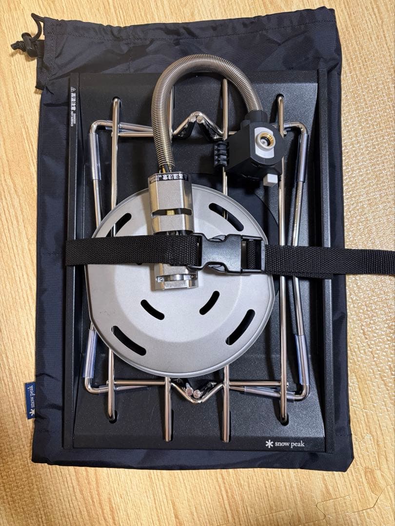 スノーピーク　フラットバーナー　お詫びの品　限定　ブラック