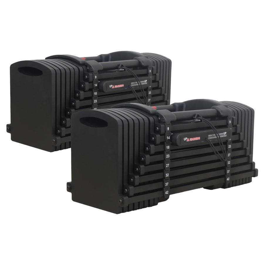 パワーブロック ダンベル 可変式 筋トレ 42kg 2個 24段階調節 2825