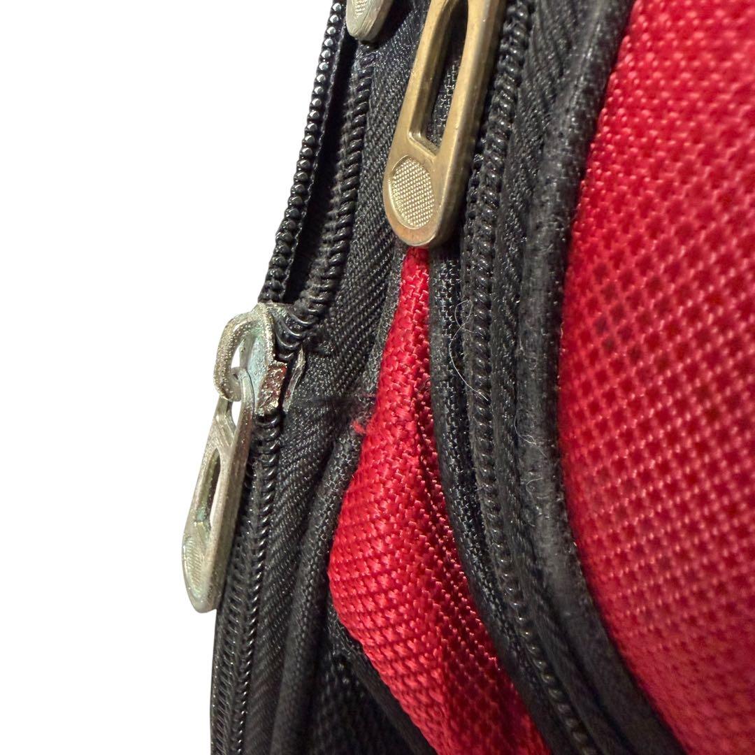 【即日発送】TaylorMade キャディバッグ 5分割 赤黒 ゴルフ 2238