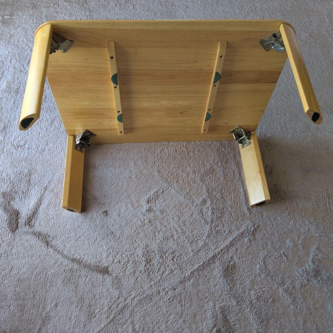 ★☆中古品★木製ローテーブル☆折りたたみちゃぶ台☆★