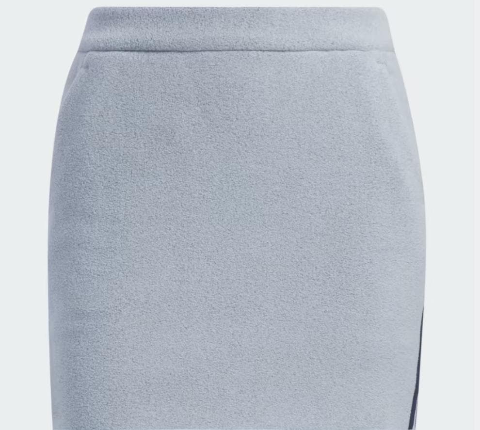 アディダス　ゴルフ　フリース　ジャケット スカート　セットアップ　L　ブルー